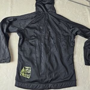 Trew hoodie jacket black size medium  made in Portland Oregon
